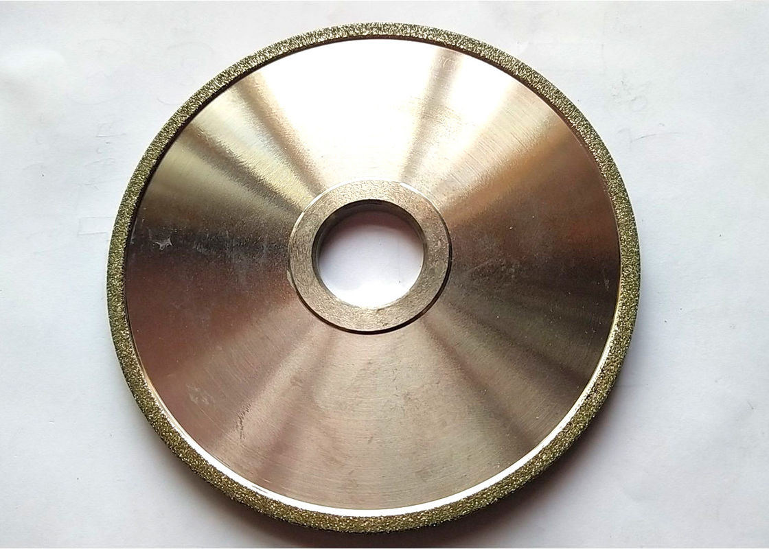 Flat Industrial Electroplated Small Diamond Grinding Wheels 150mm Edge