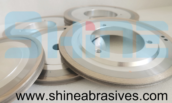 Metal Bond Diamond Grinding Wheel Round Edge 8mm For Glass