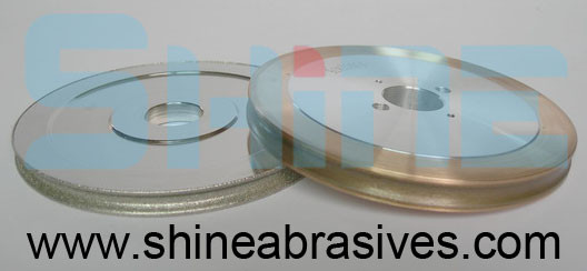 Metal Bond Diamond Grinding Wheel Round Edge 8mm For Glass