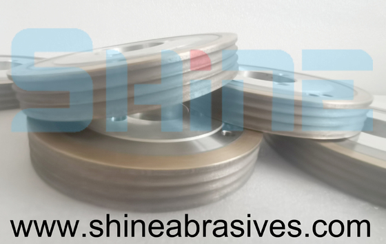 Metal Bond Diamond Grinding Wheel Round Edge 8mm For Glass