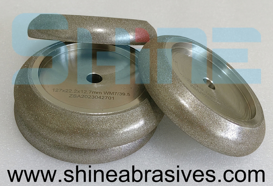 5'' 7 / 39.5 Electroplated Cbn Grinding Wheel For Band Saw Blade Sharpening