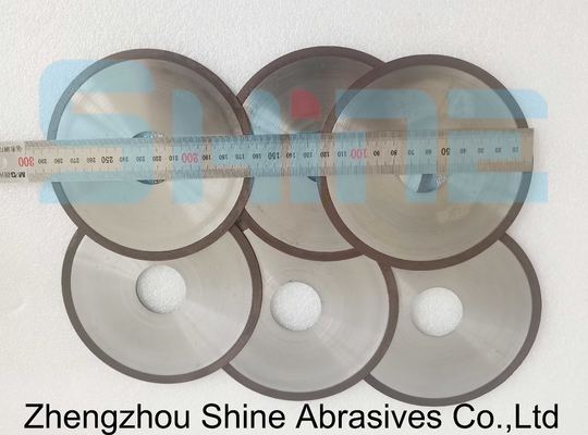 Round 1A1R Diamond Wheels For High Precision Grooving Cutting Off Operations On Ferrous Metals