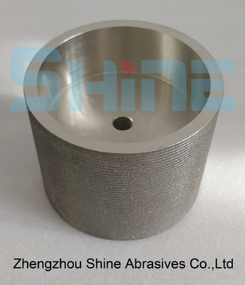 Cylindrical Electroplated Diamond Stone Grinding Wheel Pre Forming For Marble