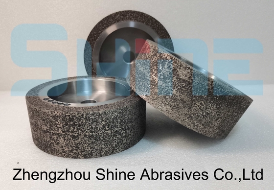 Metal bonded diamond grinding wheel is suitable for grinding and polishing glass pencil edge for glass beveling machine