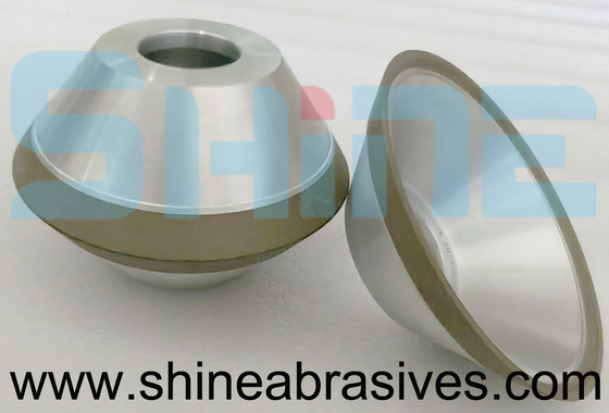 11V9 Cup Shaped Resin Bond Diamond Grinding Wheels For Sharpening Tungsten Carbide