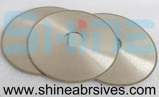 Electroplated 1A1R Diamond Cutting Wheel Discs Shine Abrasives