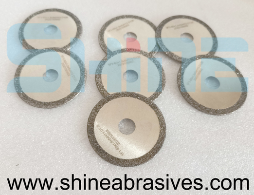 Smooth Electroplated Diamond Cutting Disc Set For Cutter Saw Blade Grinding Wheels