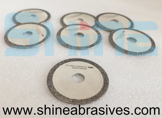 Smooth Electroplated Diamond Cutting Disc Set For Cutter Saw Blade Grinding Wheels