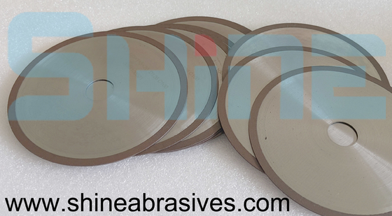 100mm 1A1R Resin Bond Diamond Cutting Wheel For Carbide Glass Quartz