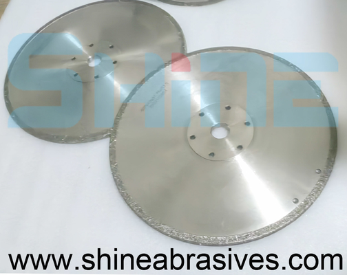 Double Sided Coated Electroplated Diamond Wheels 16inch With Flange