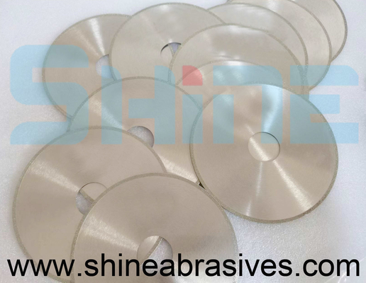 Electroplated Diamond Saw Blade Sharpening Disc Double Side Triangle Shape For Marble Ceramic