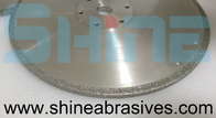 Electroplated Diamond Saw Blade Sharpening Disc Double Side Triangle Shape For Marble Ceramic