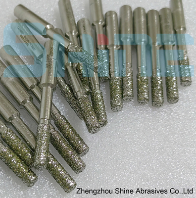 Electroplated Diamond Grinding Tools Diamond Grinding Pin Heads For Stone