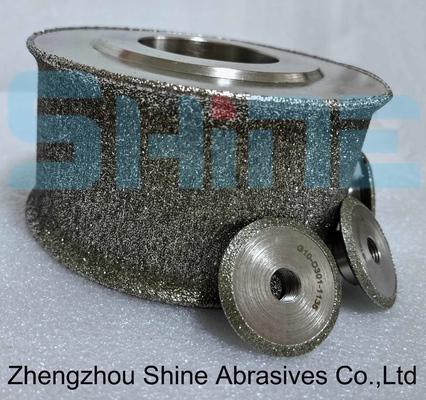 Edge Profile Electroplated Diamond Wheels Grinding Profiling Wheel For Marble