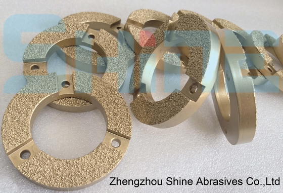 D100 Brazed Diamond Grinding Wheel For Marble Edging Edge Profile