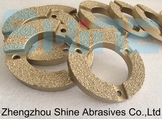 D100 Brazed Diamond Grinding Wheel For Marble Edging Edge Profile