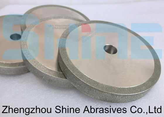 Electroplated Flat Diamond Grinding Wheel For Grinding Tungsten Carbide Glass