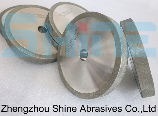 Electroplated Flat Diamond Grinding Wheel For Grinding Tungsten Carbide Glass