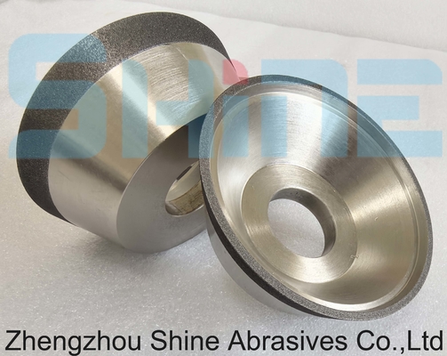 11V9 Electroplated Diamond / CBN Grinding Wheel For Circular Saw Blade
