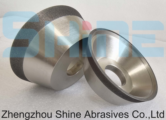 75mm 11V9 Resin Bond CBN / Diamond Grinding Wheel for CNC Tools grinding