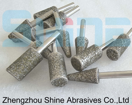 Electroplated Diamond / CBN Grinding Mandrels And Wheels For Carbide Tools