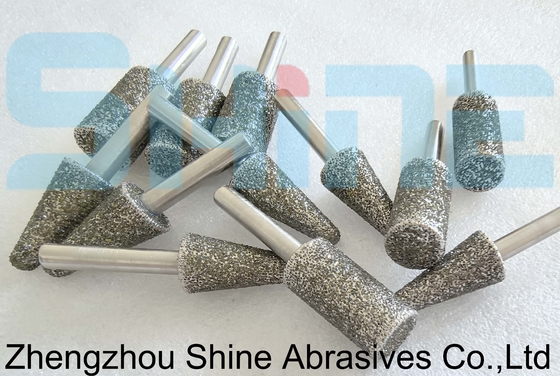 Electroplated Diamond / CBN Grinding Mandrels And Wheels For Carbide Tools