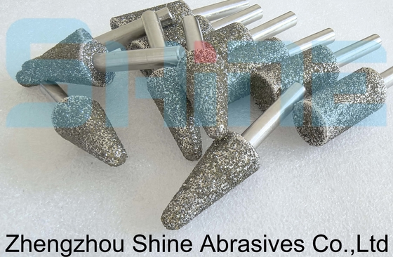 Electroplated Diamond / CBN Grinding Mandrels And Wheels For Carbide Tools