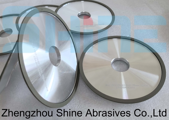 4A2 Resin Bond Diamond CBN Grinding Wheels for Face Grinding of Cutting Tools