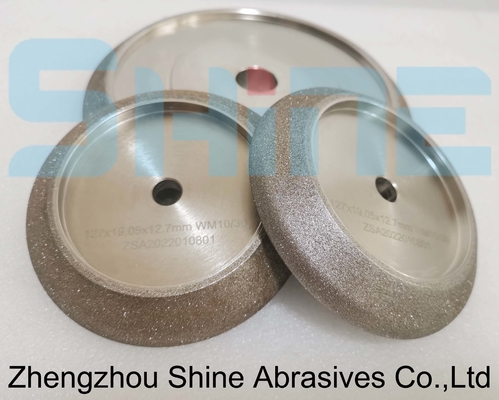 ODM CBN Diamond Grinding Wheel For Band Saw Blade Sharpening 127D X 22.2T