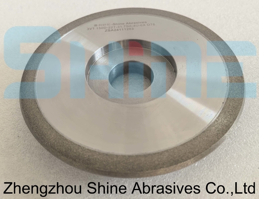 3V1 150MM Metal Bond Diamond Grinding Wheel For Solid Carbide Drill Bits