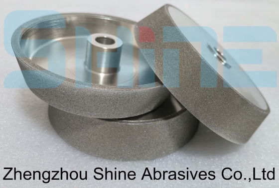 Electroplated Single Bevel diamond Grinding Wheel Edge Profile Polishing