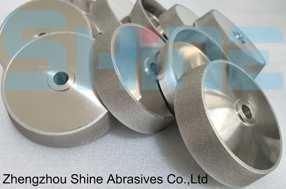 Electroplated Single Bevel diamond Grinding Wheel Edge Profile Polishing