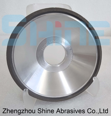 11V9 Bowl Shape Resin Bond Diamond / CBN Grinding Wheel Stainless Steel