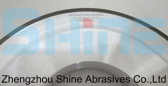 3A1 500mm Resin Bond Diamond Wheel for HVOF Carbide Grinding