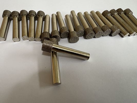 6mm shank CBN Electroplated Mounted Points for Internal Grinding and Deburring