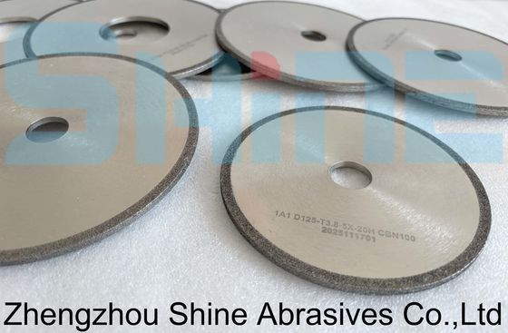 150 MM Electroplated Diamond CBN Grinding Wheels for Tungsten Carbide