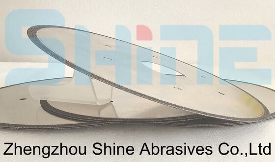 Electroplated 1A1R 250mm CBN Cutting Wheels for HSS Materials