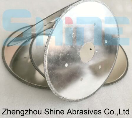Electroplated 1A1R 250mm CBN Cutting Wheels for HSS Materials