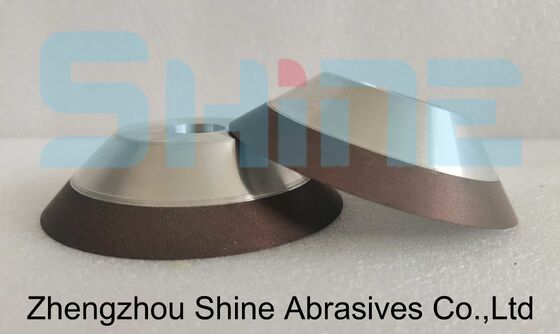 11V9 Resin Bond Diamond Taper Cup Grinding Wheel 100mm Grit 100 For PCD PCBN Inserts