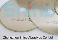 Continuous Rim 1A1R Electroplated Diamond Cutting Wheels For Stone