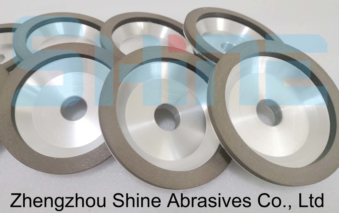 12A2 4'' Resin Bond Diamond Wheels Grinding For Sharpening Carbide Tools