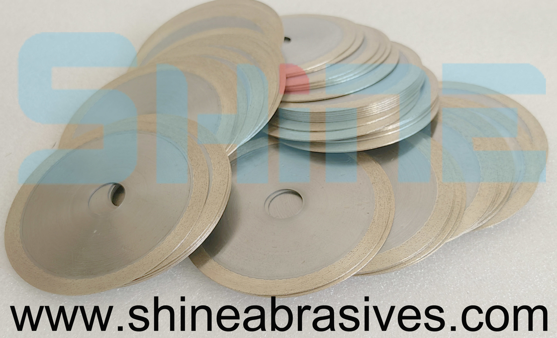 High Precision 1A1R Resin Bond Diamond Wheels Cutting Slotting Grinding For Ceramic Glass