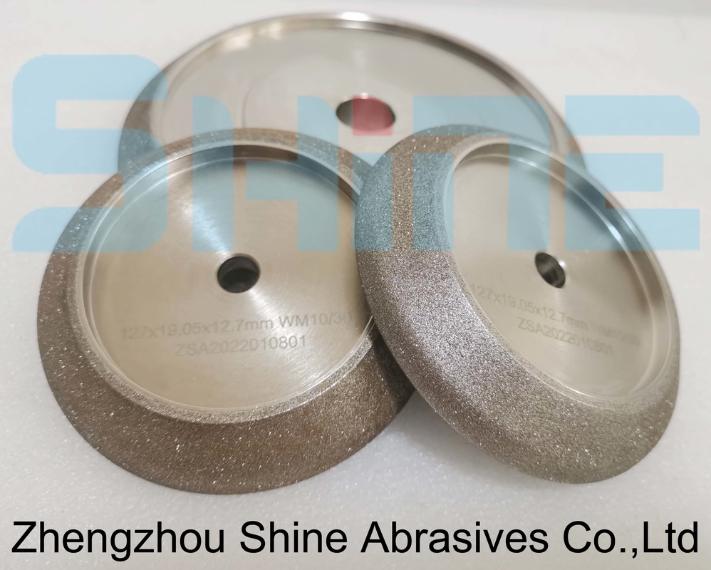 ODM CBN Diamond Grinding Wheel For Band Saw Blade Sharpening 127D X 22.2T