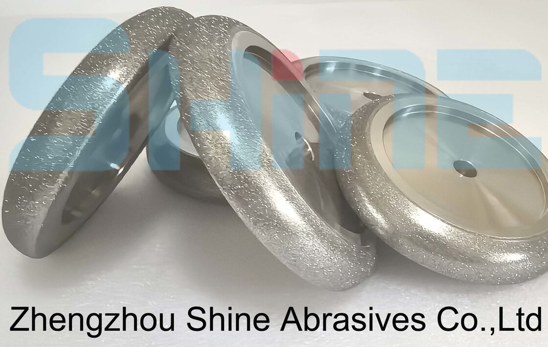 Electroplated CBN Dressing Wheel 254mm 10 Inch No Profile Loss Contour Grinding For Band Saw