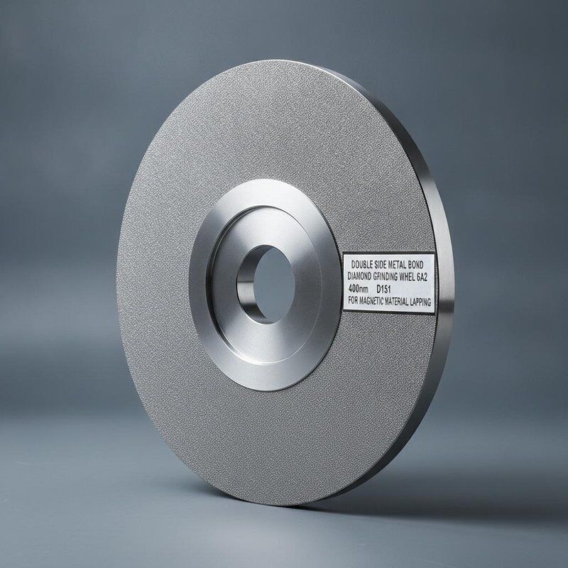 Double Side Metal Bond Diamond Grinding Wheel 6A2 400mm D151 For Magnetic Material Lapping