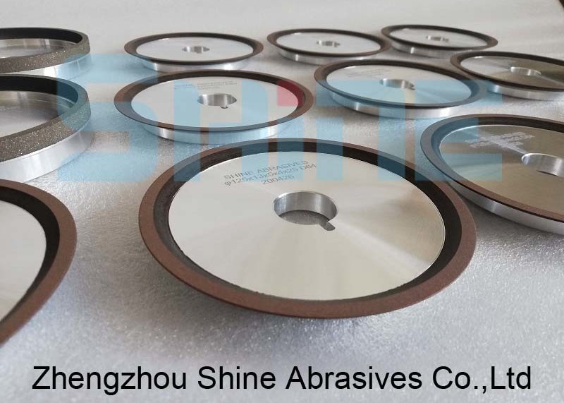 4V2 Dish Shape Resin Bond Diamond Wheels For Carbide Circular Saw Blade