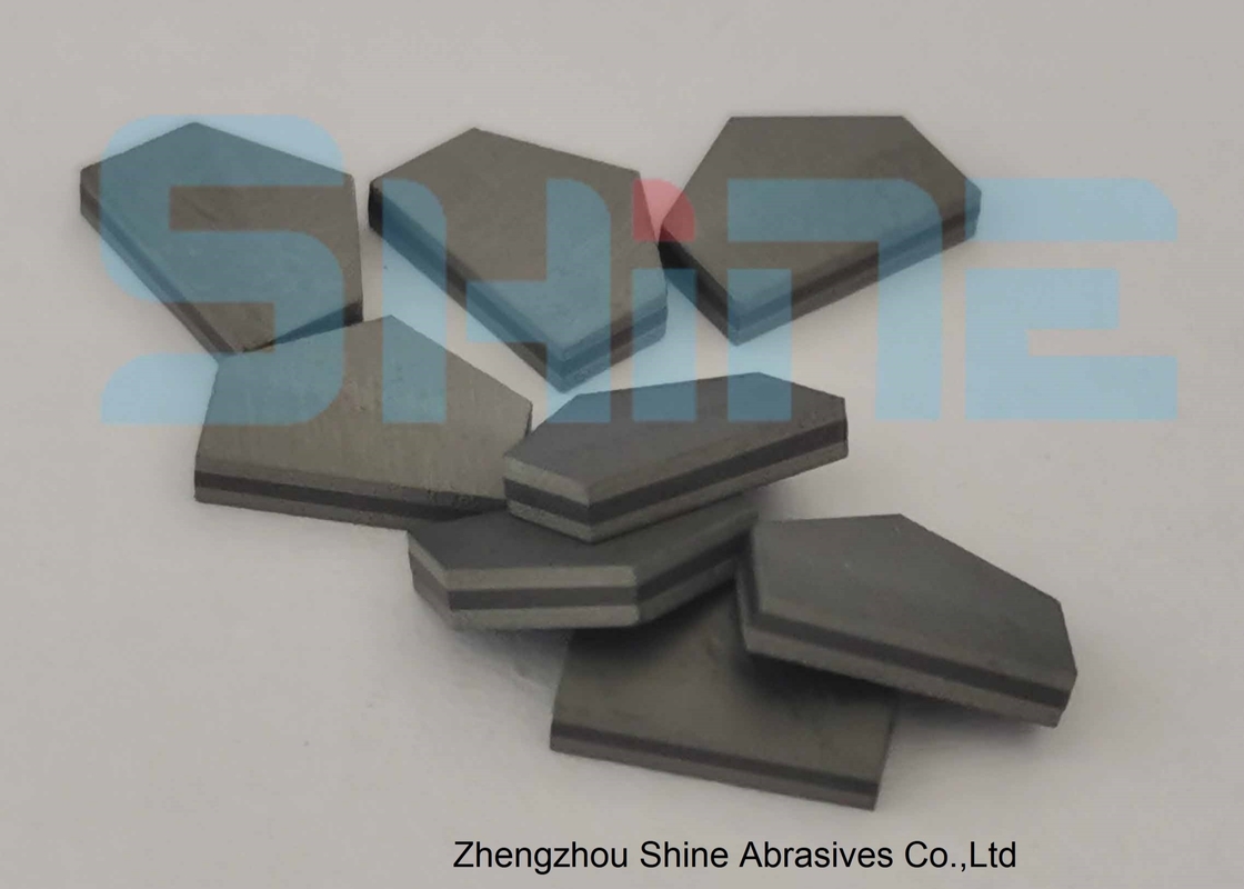 Sandwich Type PCD Cutting Tool Blanks 10-30um Grit For Drilling