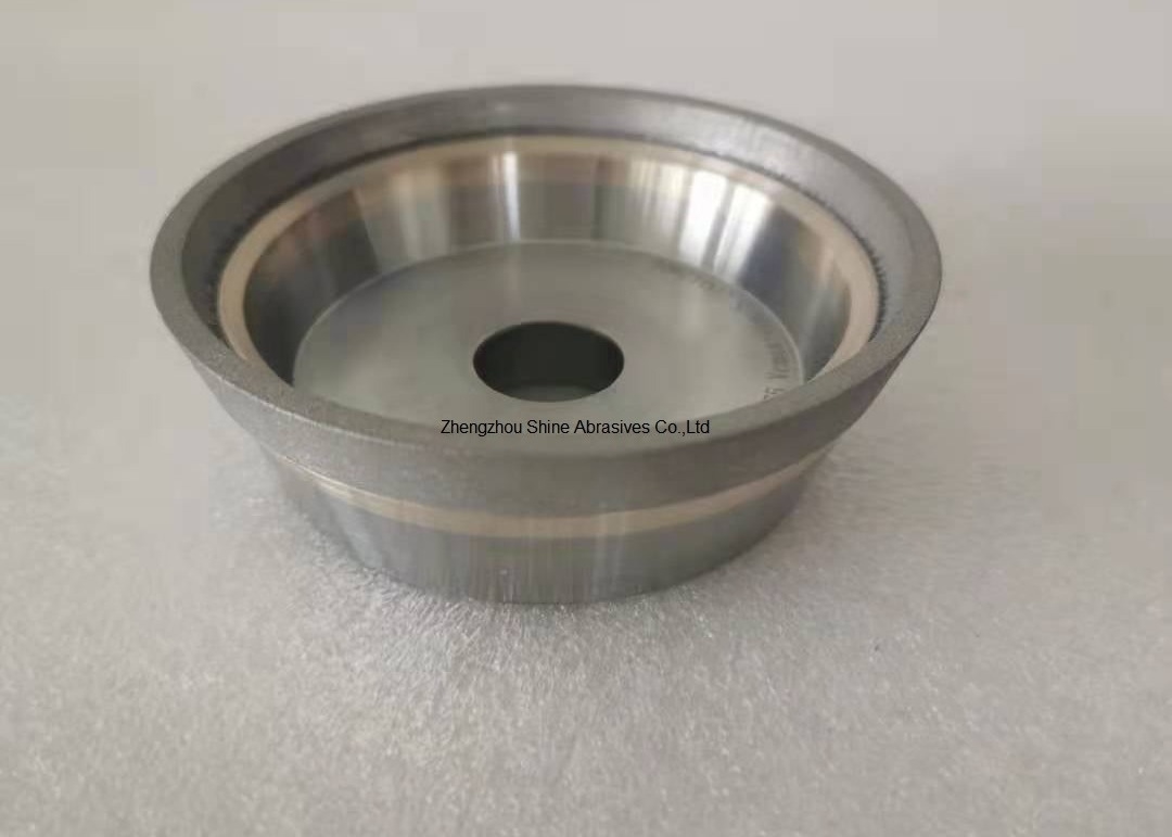 D64 11V9 Cup Wheel Hybrid Bond Diamond Grinding Wheel For Carbide Tools