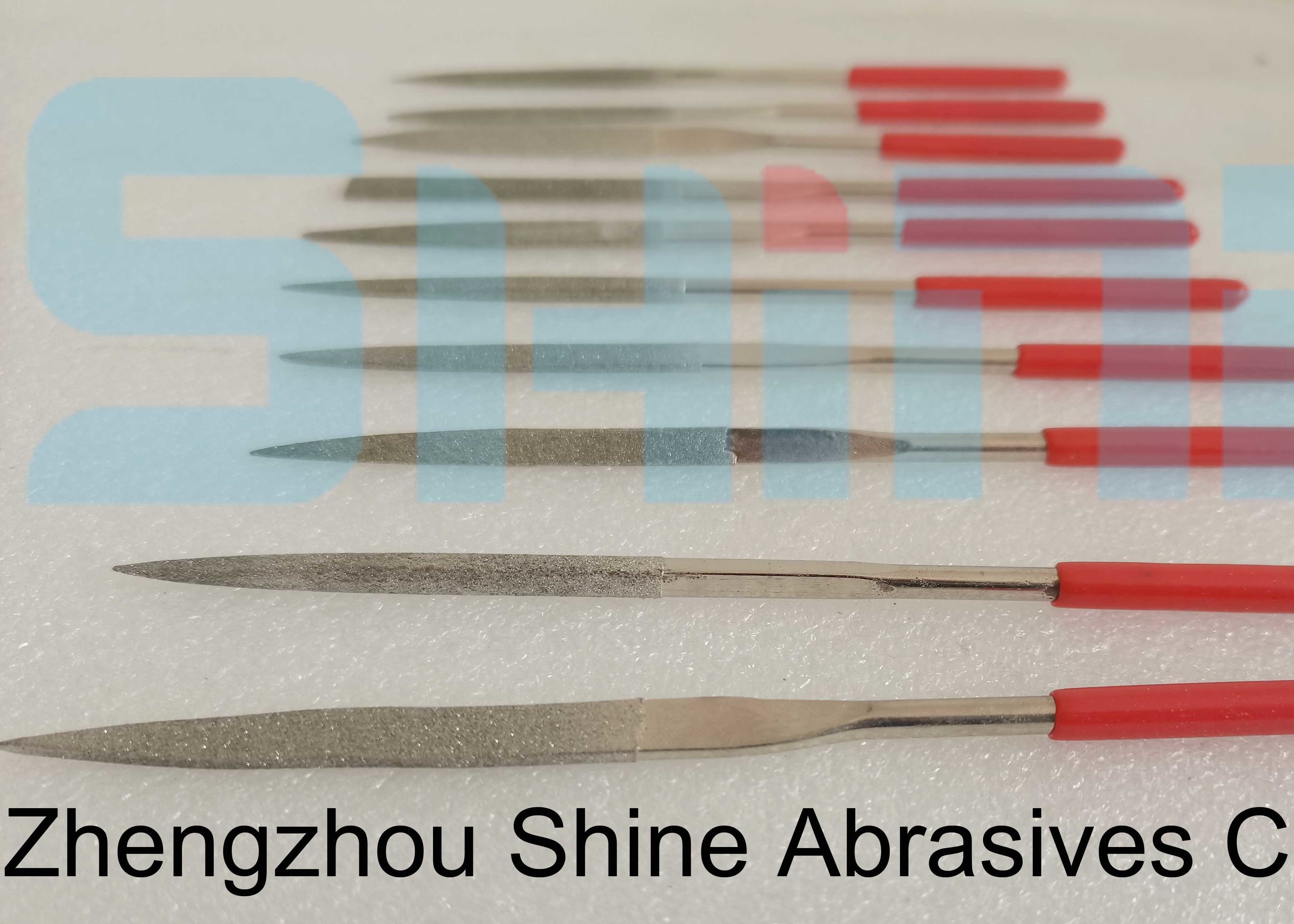 10 Piece Diamond Needle File Set 5mm Shank For Jewelry Filing Glass ...