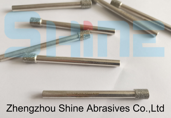 6mm Shank Diamond Plated Mandrels For Internal Grinding